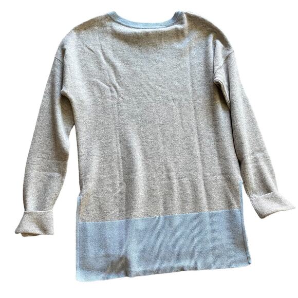 NWOT Allaway 100% Cashmere Long Sleeve Sweater Gray Blue Size Small - Picture 2 of 7